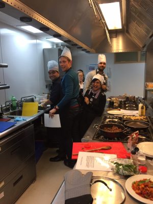 Group cooking in Dunstable