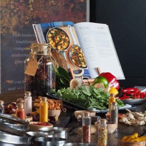 Spices on table- at Tipi Menopause Cookery Class