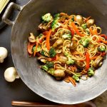Introduction to cooking udon-stir-fry-noodles-with-vegetables-in-wok-